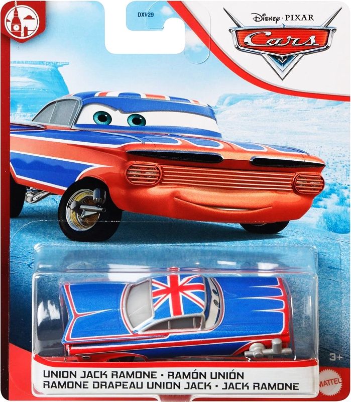 Mattel CARS 2 (Auta 2) - Body Shop Union Jack Ramone - obrázek 1