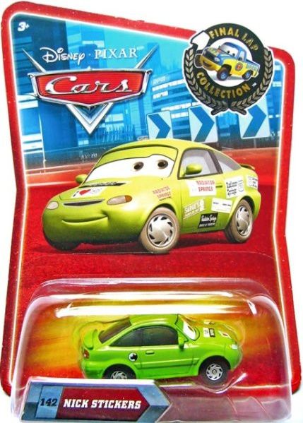 Mattel CARS (Auta) - Nick Stickers Final Lap - obrázek 1
