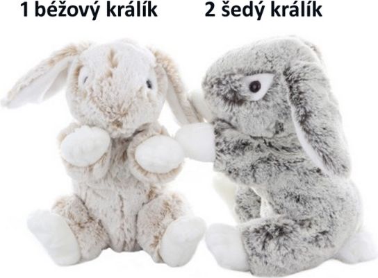 Plyš Králík sedící 20 cm - obrázek 1