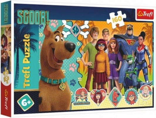 Puzzle Scooby Doo v akci 41x27,5cm 160 dílků - obrázek 1