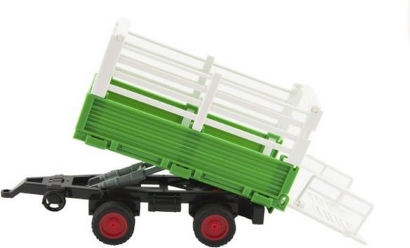Traktor s vlekem plast 39cm na setrvačník na baterie se zvukem se světlem - obrázek 3