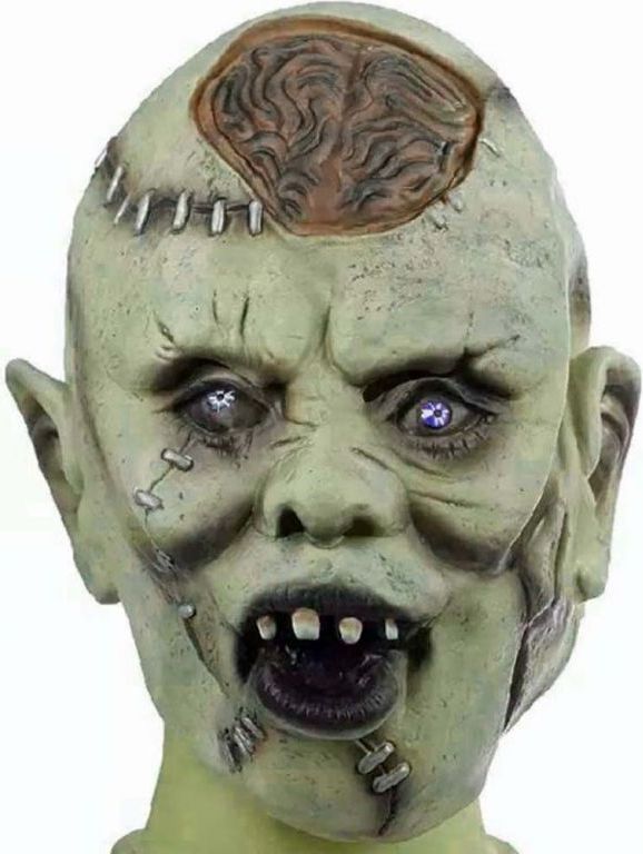 Halloweenská maska - zombie - obrázek 1