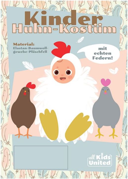 Dětský kostým kuřete - velikost S - obrázek 4