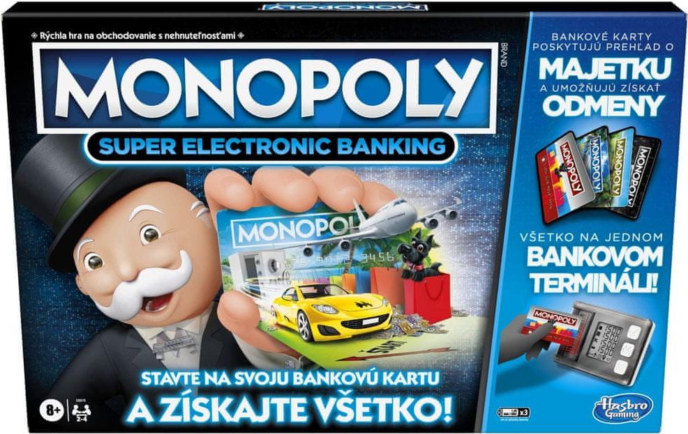 Hasbro Monopoly Super elektronické bankovnictví - SK - obrázek 1