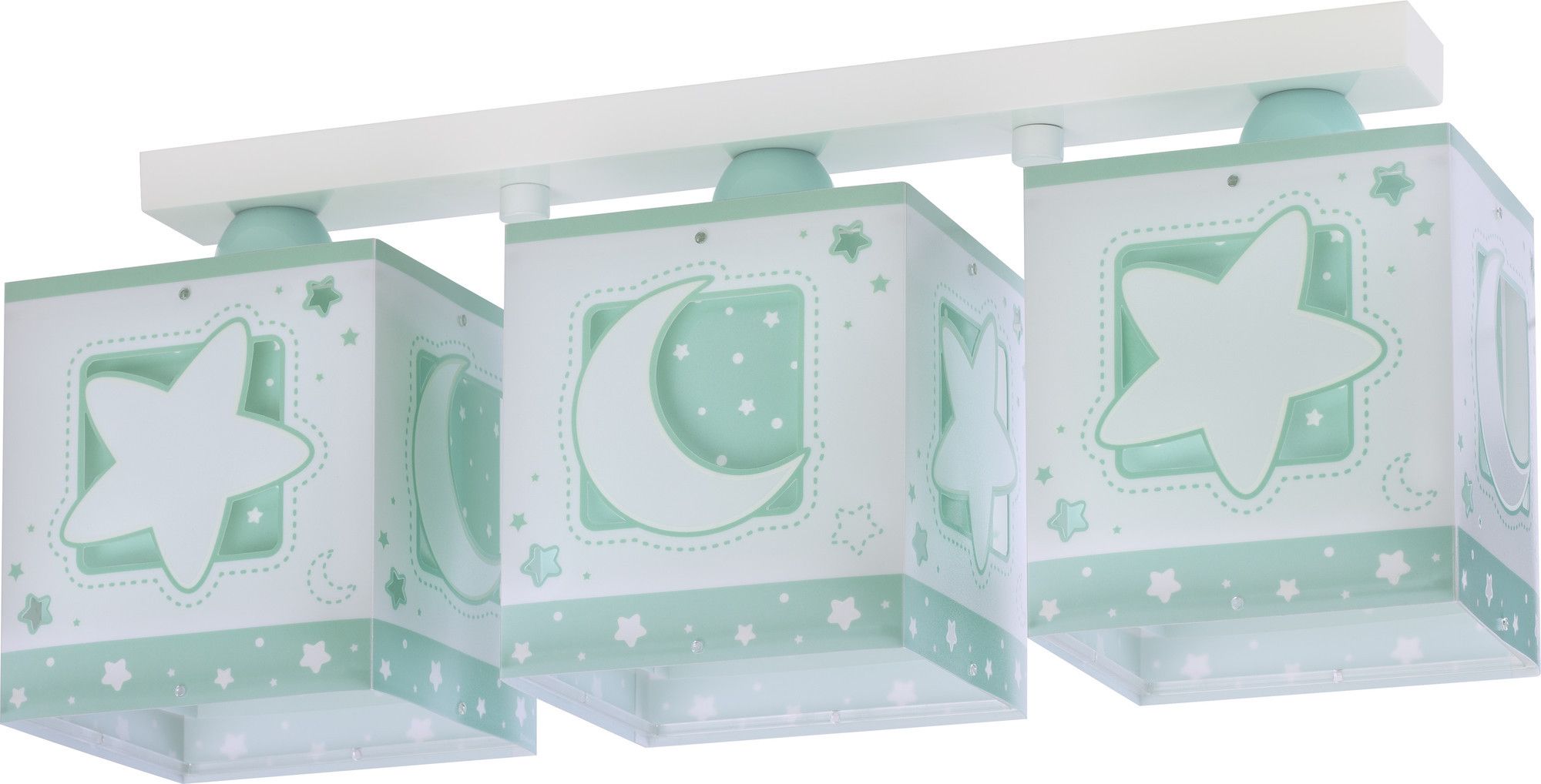 Dalber Dětské stropní svítidlo MOONLIGHT 63233NH zelené - obrázek 1