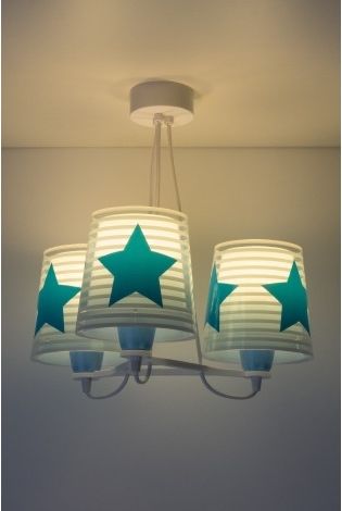 Dalber Dětský lustr LIGHT FEELING 81197T modrý - obrázek 3
