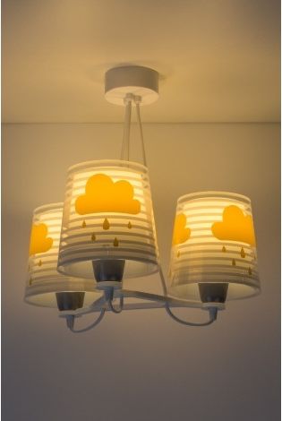 Dalber Dětský lustr LIGHT FEELING 81197E žlutý - obrázek 3