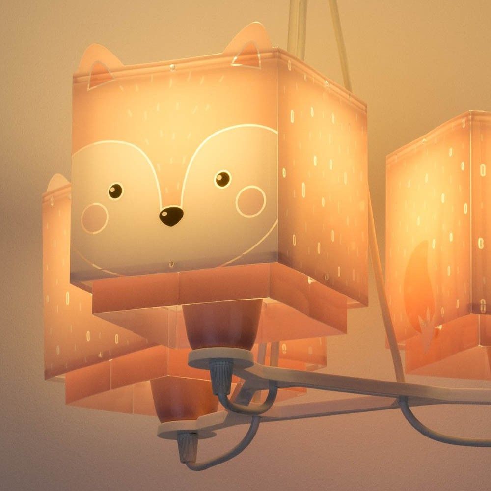 Dalber Dětský lustr LITTLE FOX 64587 růžový - obrázek 4