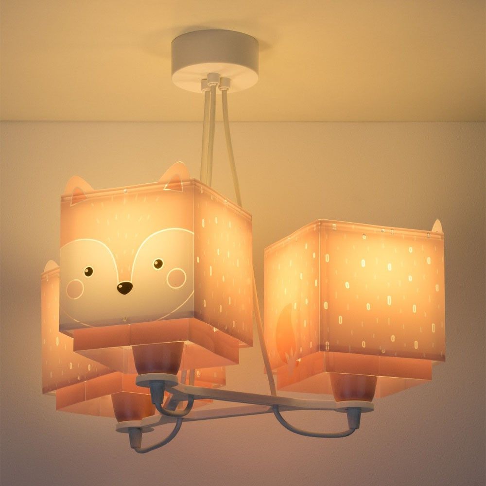 Dalber Dětský lustr LITTLE FOX 64587 růžový - obrázek 5