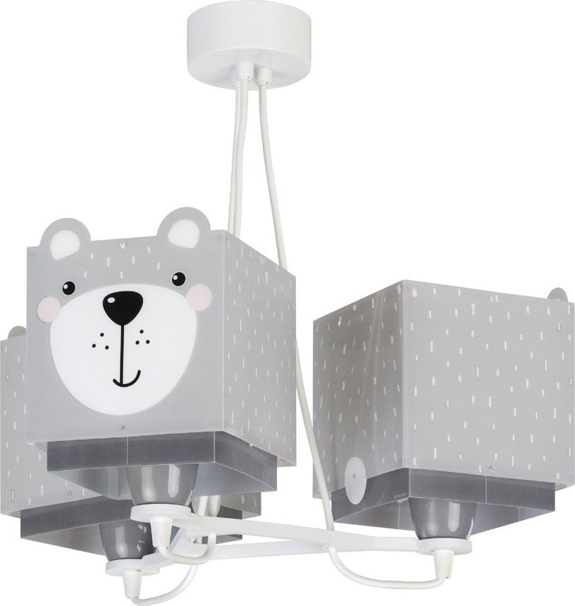 Dalber Dětský lustr LITTLE TEDDY 64577 šedý - obrázek 1