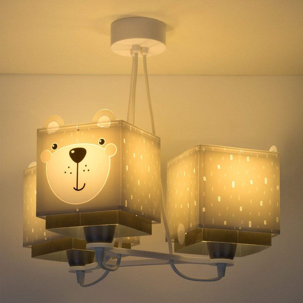 Dalber Dětský lustr LITTLE TEDDY 64577 šedý - obrázek 5