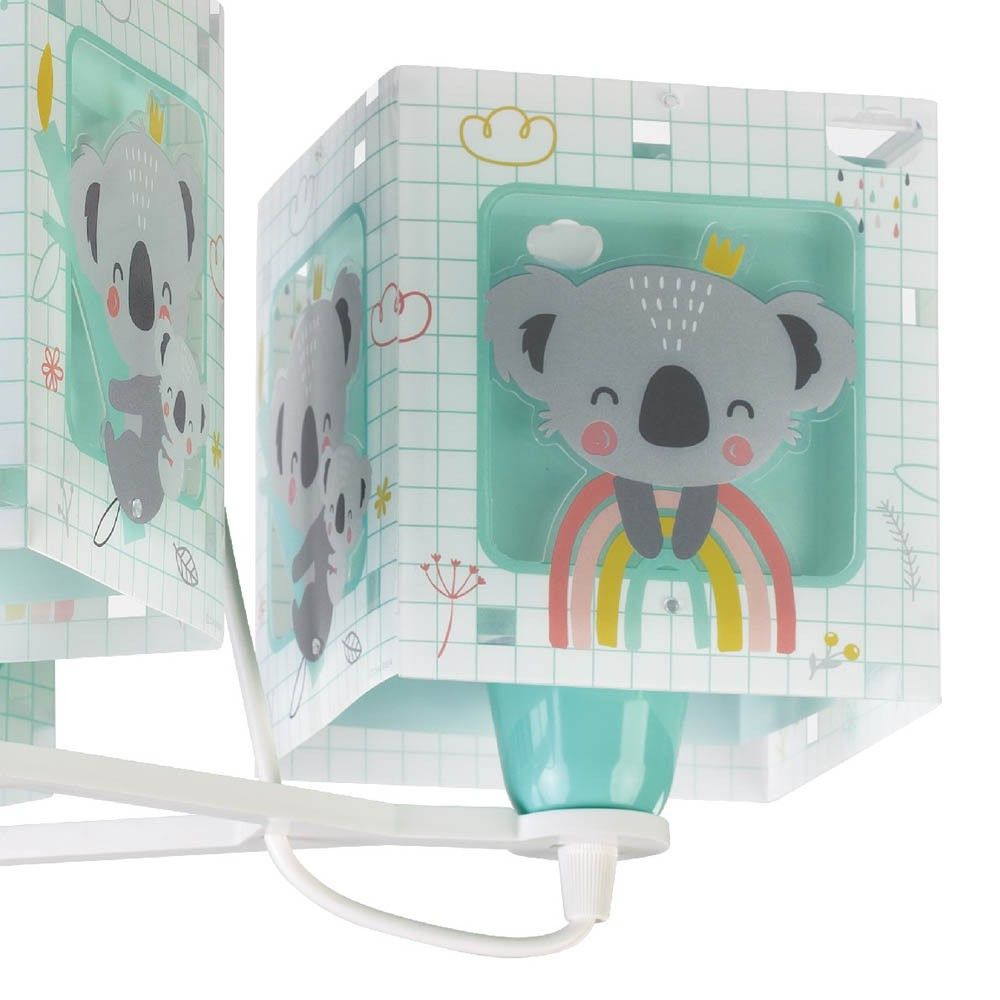 Dalber Dětský lustr KOALA 63267H zelený - obrázek 3