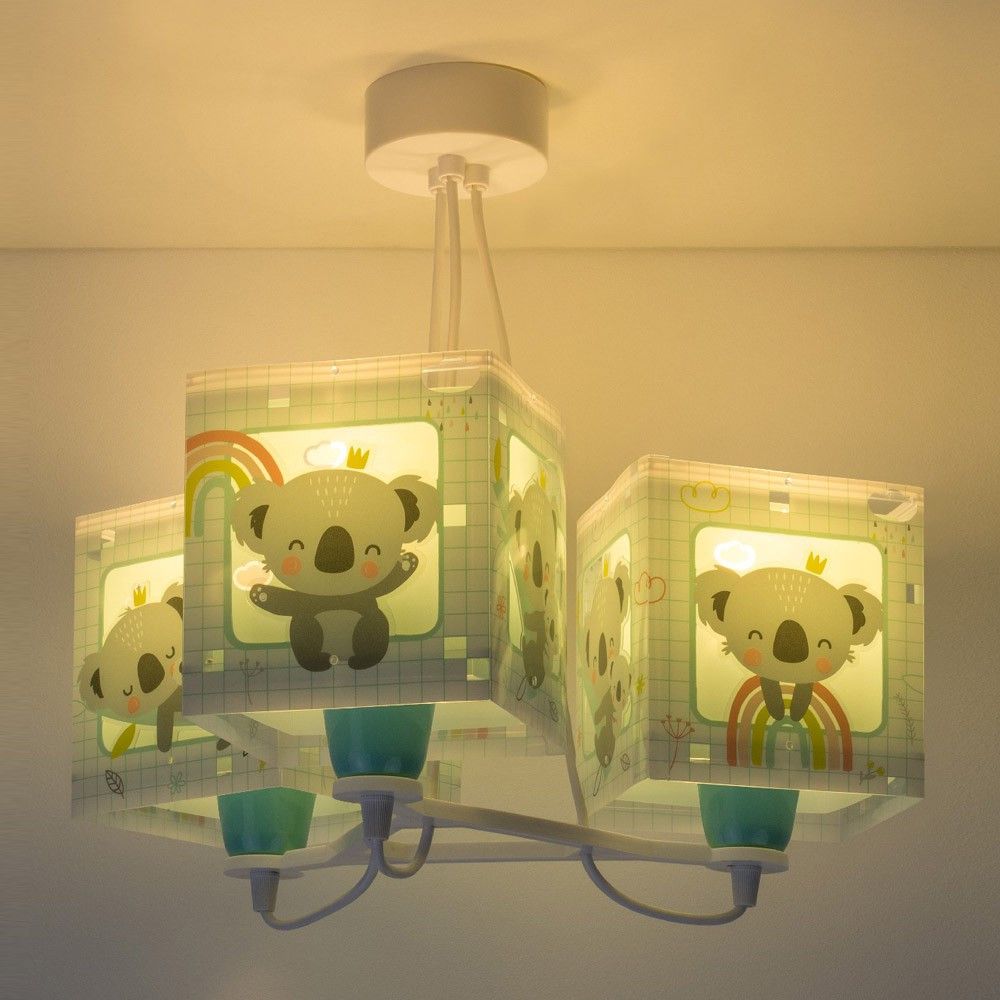 Dalber Dětský lustr KOALA 63267H zelený - obrázek 4