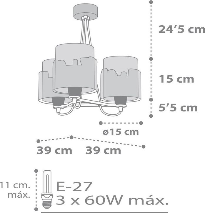 Dalber Dětský lustr BABY TRAVEL 61687 - obrázek 5