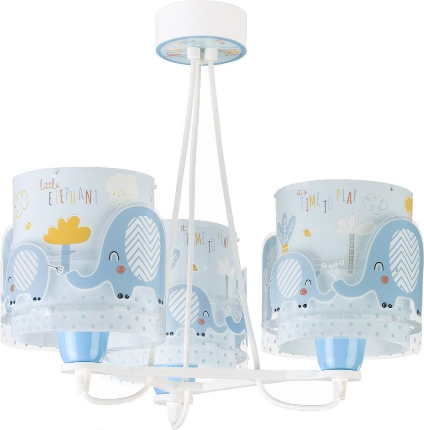 Dalber Dětský lustr LITTLE ELEPHANT 61337T modrý - obrázek 1