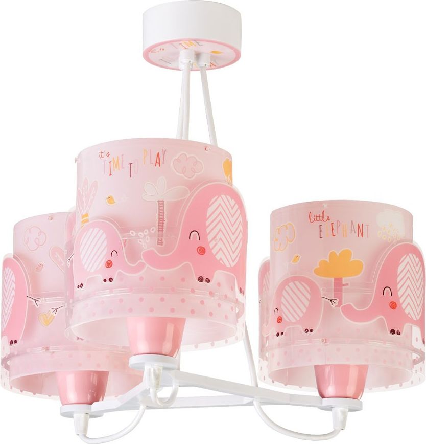 Dalber Dětský lustr LITTLE ELEPHANT 61337S růžový - obrázek 2