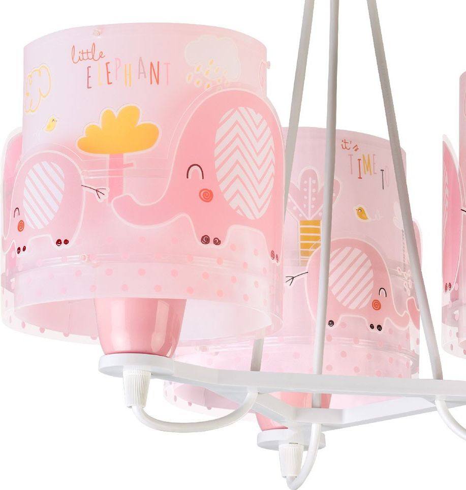 Dalber Dětský lustr LITTLE ELEPHANT 61337S růžový - obrázek 3
