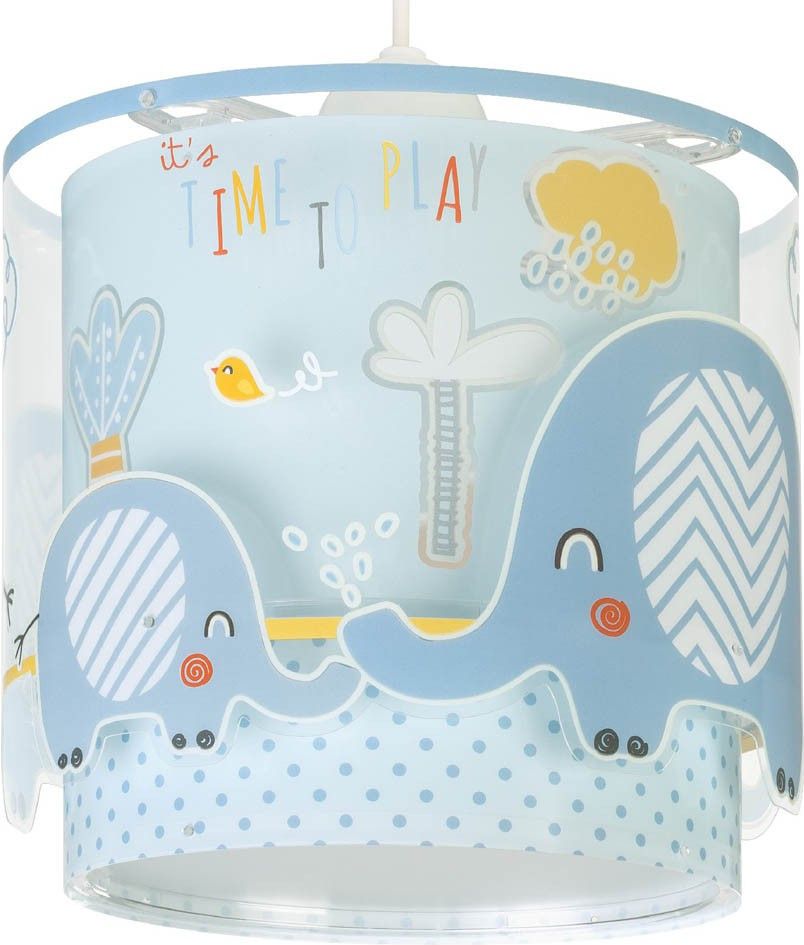 Dalber Dětský lustr LITTLE ELEPHANT 61332T modrý - obrázek 3