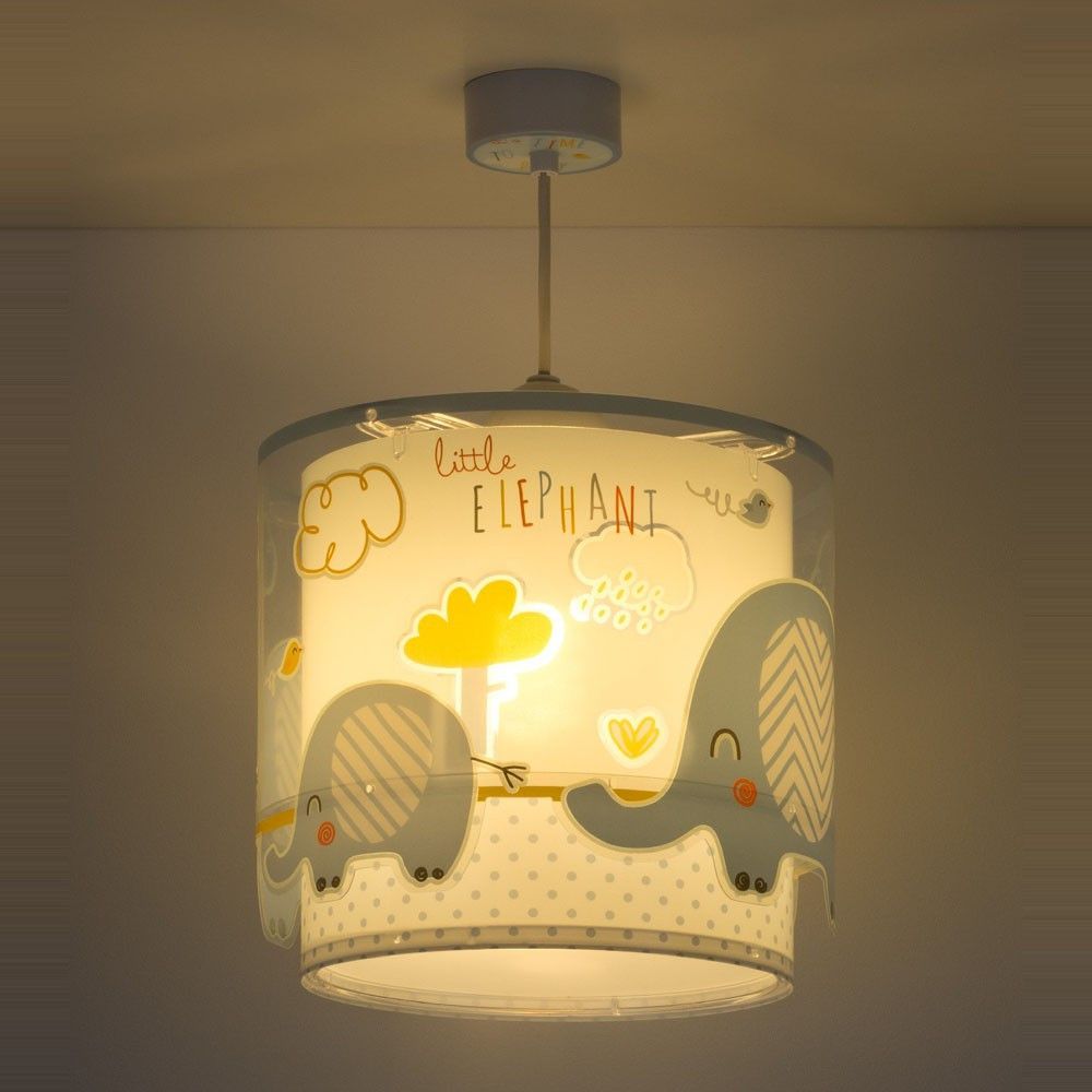Dalber Dětský lustr LITTLE ELEPHANT 61332T modrý - obrázek 6