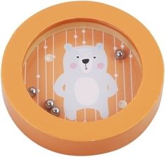 Hračka balanční hra - MINI LABYRINT medvídek oranžový - Toys - obrázek 1