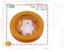 Hračka balanční hra - MINI LABYRINT medvídek oranžový - Toys - obrázek 2