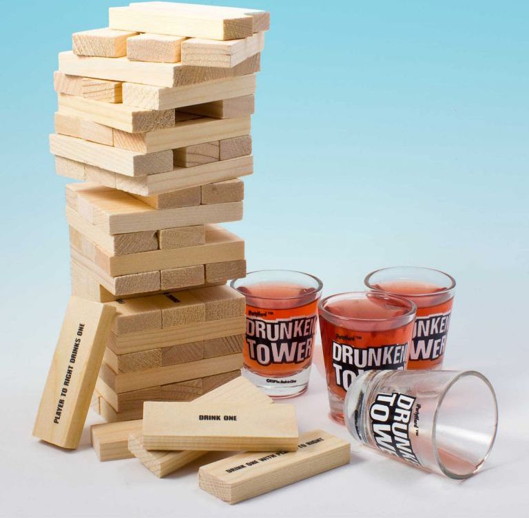 Alkoholové Jenga - párty společenská hra - obrázek 1