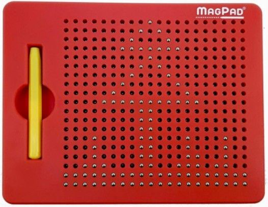 Magnetická kreslící tabulka Magpad 380 kuliček červená - obrázek 1