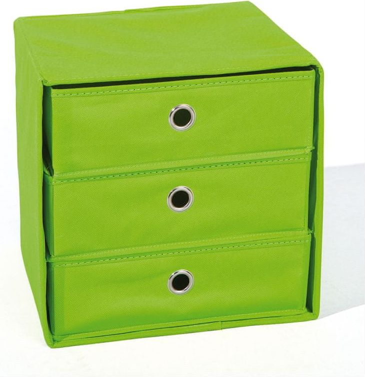 IDEA nábytek Skládací box WILLY zelený - obrázek 1