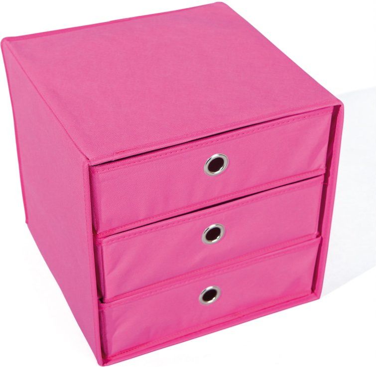 IDEA nábytek Skládací box WILLY růžový - obrázek 1