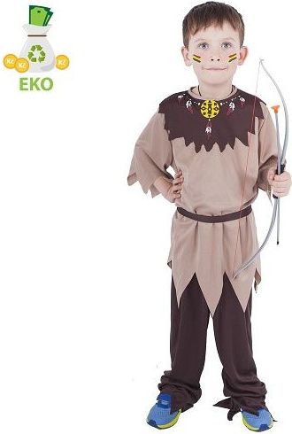 Dětský kostým indián s páskem (M) EKO - obrázek 1