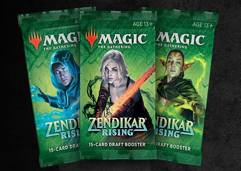 Wizards of the Coast Magic The Gathering: Zendikar Rising Draft Booster - obrázek 1
