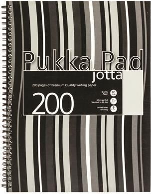 Blok "Jotta", mix barev, linkovaný, drátěná kroužková vazba, A4, 100 listů, PUKKA PAD - obrázek 1