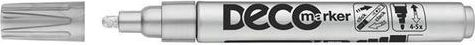 Lakový popisovač "Decomaker", stříbrná, 2-4mm, ICO - obrázek 1