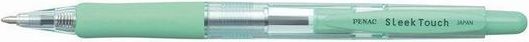 Kuličkové pero "SleekTouch", pastelová zelená, 0,7mm, stiskací mechanismus, PENAC - obrázek 1