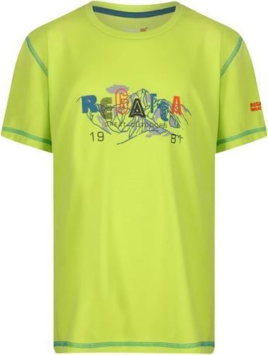 Regatta Dětské funkční tričko Regatta ALVARADO IV limetkově žlutá 122_128 - obrázek 1