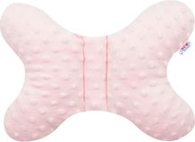 Polštářek dětský stabilizační - MOTÝLEK srdíčka/Minky růžová - Sensillo - obrázek 3