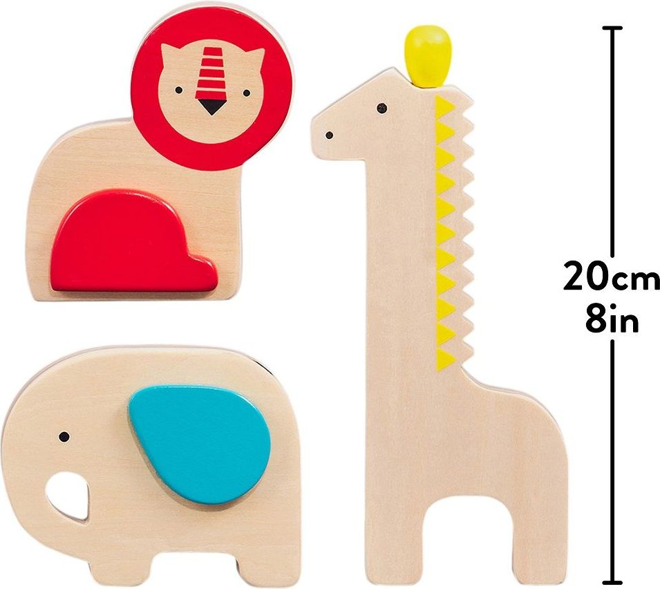 Petitcollage Sada Hudební zvěřinec s dřevěnými nástroji 3ks - obrázek 5
