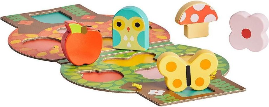 Petitcollage Robustní dřevěné puzzle  Malý strom - obrázek 2