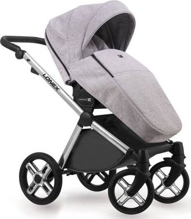 Kočárek Lonex Emotion XT trojkombinace XT11 černá/šedivá - obrázek 2