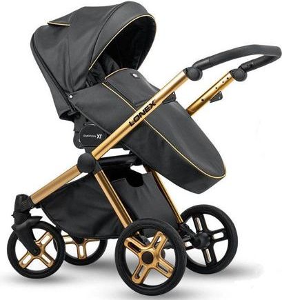 Kočárek Lonex Emotion XT Ecco trojkombinace XTE01 černá - obrázek 2