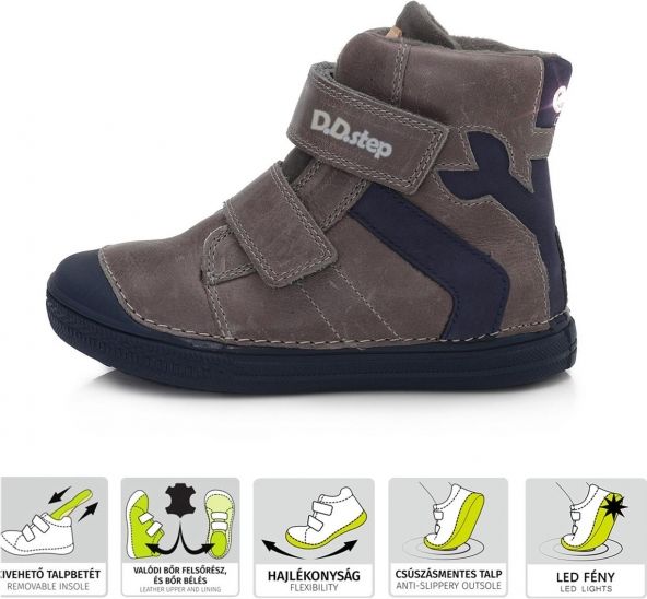 Dětské zimní blikací boty DDStep 049-359 (25) - DDstep s.r.o. - obrázek 1