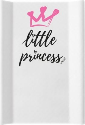 NELLYS Přebalovací podložka , měkká ,vyvýšené boky, Little Princess, 50 x 70cm, bílá - obrázek 1