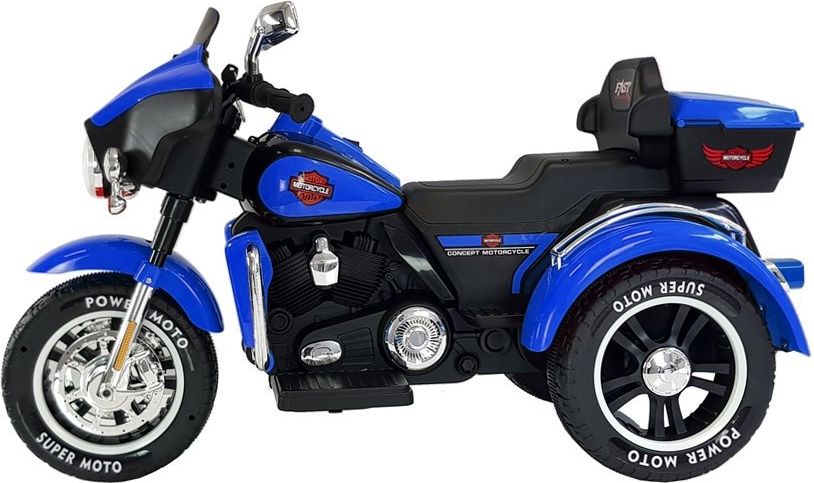 Dětská elektrická motorka ABM-5288 - bílá - obrázek 5
