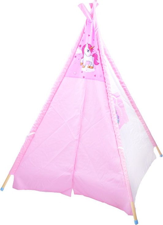 Dětský stan TeePee jednorožec - růžový - obrázek 5