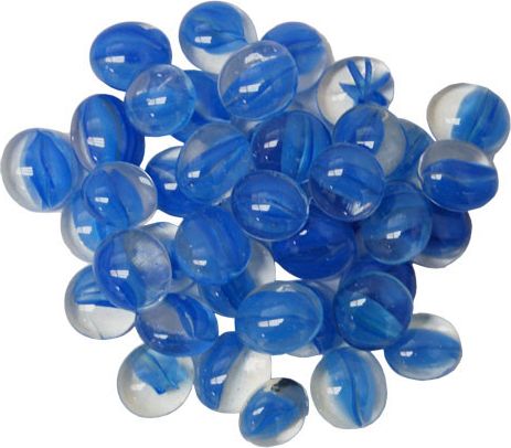Chessex Skleněné žetony - Gaming Glass Stones (různé barvy) Barva: Iridized Dark Blue - obrázek 3