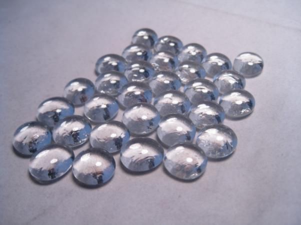 Chessex Skleněné žetony - Gaming Glass Stones (různé barvy) Barva: Iridized Dark Blue - obrázek 7