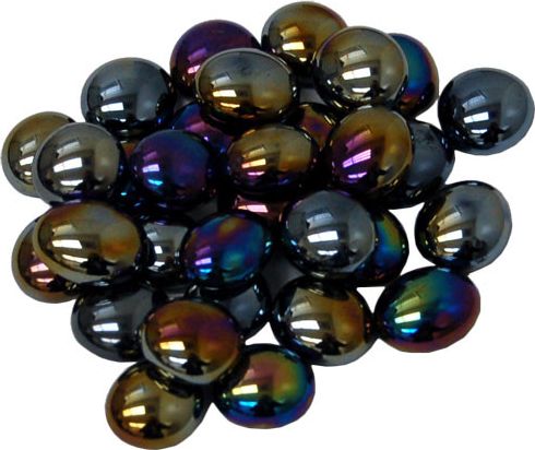 Chessex Skleněné žetony - Gaming Glass Stones (různé barvy) Barva: Iridized Dark Blue - obrázek 13