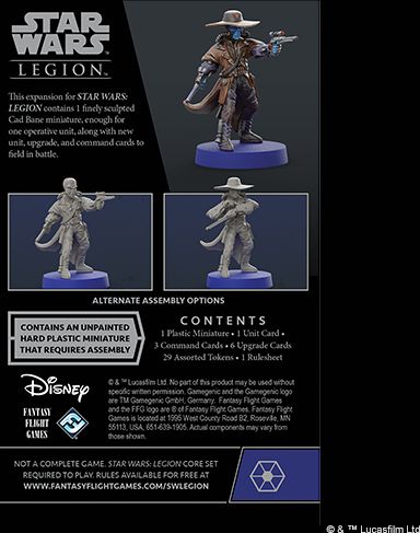 FFG Star Wars Legion: Cad Bane Operative Expansion - obrázek 2