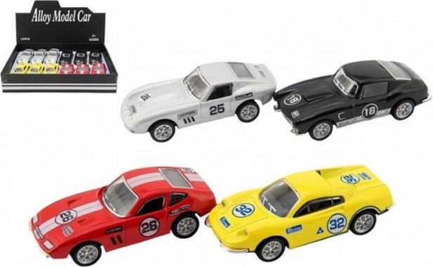 Auto sportovní kov/plast na zpětné natažení - obrázek 2