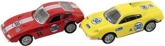 Auto sportovní kov/plast na zpětné natažení - obrázek 4